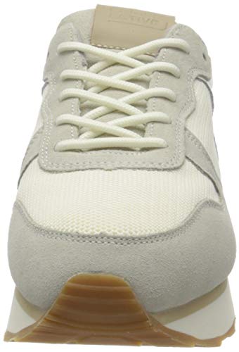 Camel Active Fog, Zapatillas Mujer, Blanco Crudo, 39 EU