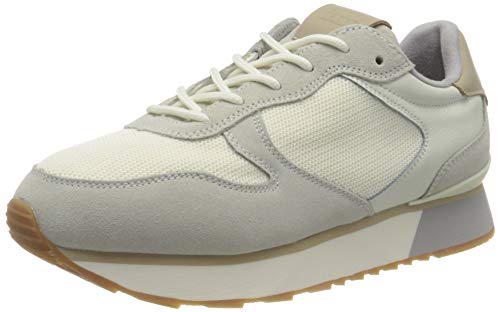 Camel Active Fog, Zapatillas Mujer, Blanco Crudo, 39 EU