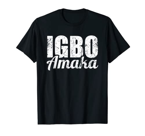 Camisas nigerianas para Igbo Hombres Mujeres Igbo Amaka Camiseta