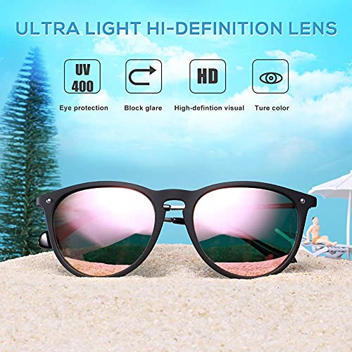 Carfia Gafas de Sol Hombre Mujer UV400 Protección Gafas de Sol Polarizadas