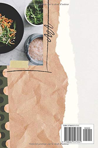 Carnet de Recettes: Cahier à remplir des ingrédients, notes et photo des plats de cuisine préférés de votre famille ! 110 Pages Format idéal (A5)