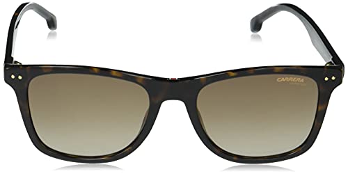 Carrera 2022T/S Gafas, Dark Havana/Brown Shaded, 51 Unisex Adulto