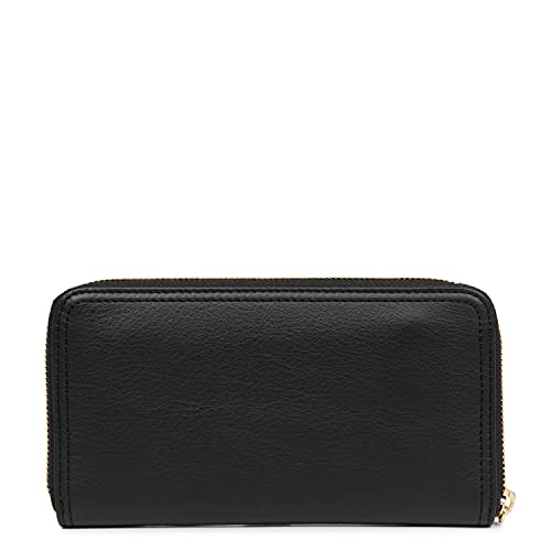 Cartera Lancaster MADEMOISELLE ANA en piel martillada negra