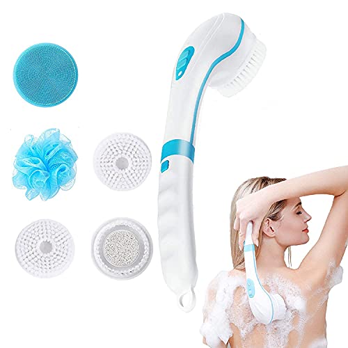 Cepillo corporal 5 en 1 eléctrico Relax Spa en casa masaje en la ducha hombre y mujer con 5 cabezales