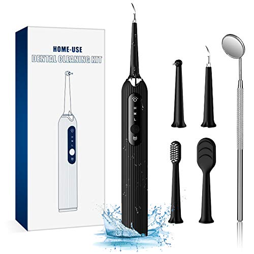 Cepillos de Dientes,KiIKEX Limpieza de los Dientes Cepillos Dentales, Limpieza Dental Bucal Limpiador Kit con 5 Modos 3 cabezales (Versión cepillo de dientes)