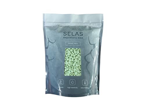 Cera depilatoria en perlas de Aloe Vera 1kg SELAS. Depilación sin bandas, con aceite de Aloe Vera, para todas las zonas y tipos de pieles, especialmente las sensibles.