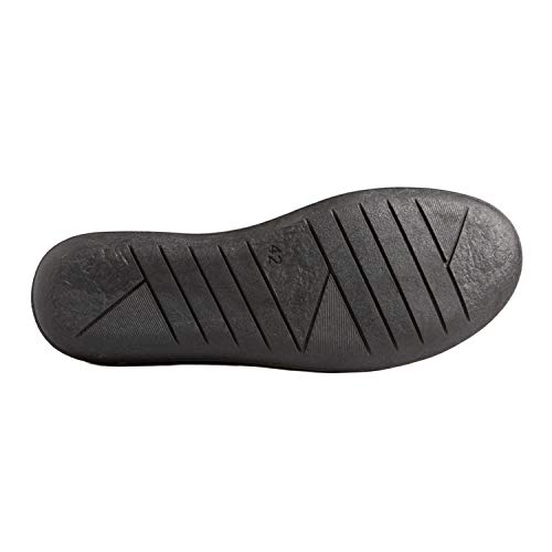 CHACAL Shoes – Botines Negros para Hombre de Piel con cordón elástico y Cremallera para un Calzado fácil – Talla EU 40