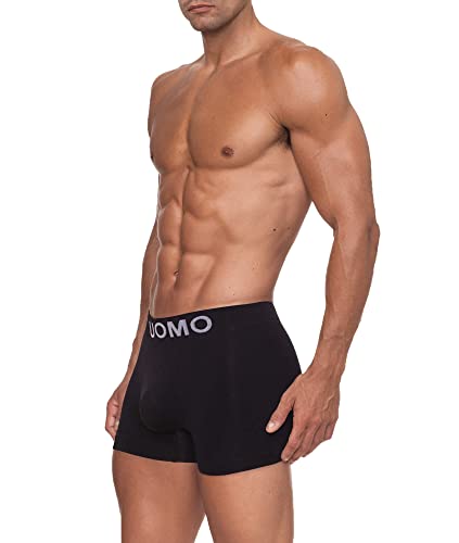 Channo Pack de 12 - Calzoncillos de Hombre, Boxer Lycra, sin Costuras Liso y con Color Uniforme (M)