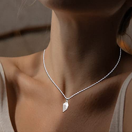 CheersLife Collar magnético para parejas para hombres mujeres,dos almas,un corazón,imán,collar con colgante para parejas,regalos de relación a juego para novia,novio,regalo de san valentín plata/negro