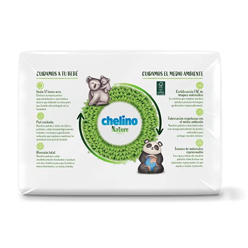 Chelino Nature Pañal Infantil Talla 3 (4-10 kg), 216 Pañales