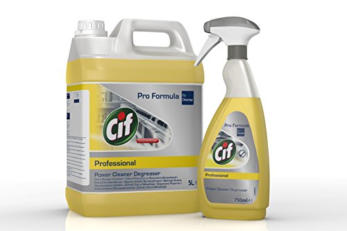 Cif Professional 100856436 Power Degreaser Concentrate, Aluminiumverträglich Perfume and Dye Style para cocina Área de alimentos, 0,75 litros