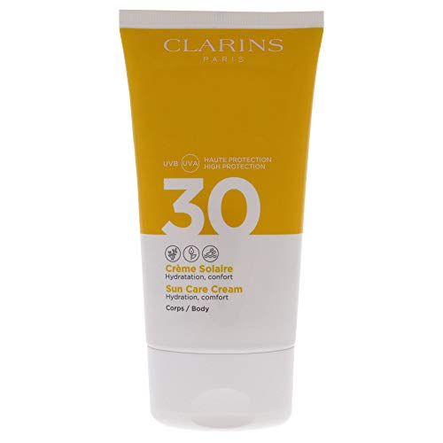 Clarins 57937 Solucion Cuerpo Gel Aceite Solar Invisible Alta Protecion Uvb 30, 150 ml