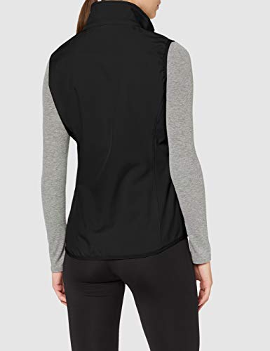 CLIQUE Ladies Softshell Vest Gilet Chaleco, Negro, L para Mujer