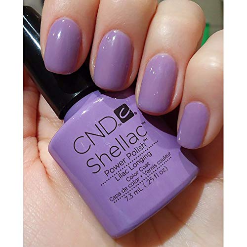 CND SHELLAC Lilac Longing UV GEL COAT - NEW SWEET DREAMS SPRING 2013 COLLECTION