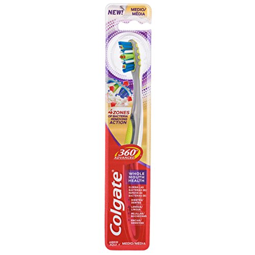 Colgate 360º Advanced Cepillo de Dientes, Medio