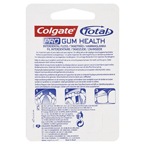 Colgate Total Pro Gum Health - Hilo interdental (25 m)
