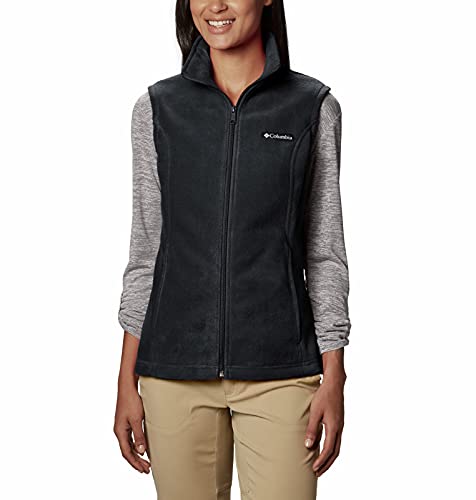 Columbia Chaleco femenino Benton Springs de Petite - Petite Outerwear, -negro, PXL