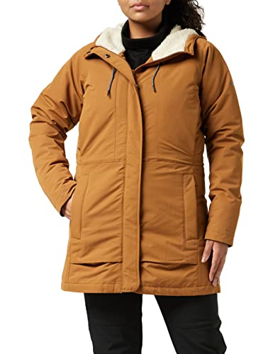 Columbia South Canyon Sherpa, Chaqueta impermeable forrada de Sherpa, Mujer, Marrón (Camel Brown) Talla XL