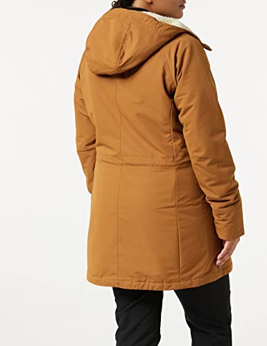 Columbia South Canyon Sherpa, Chaqueta impermeable forrada de Sherpa, Mujer, Marrón (Camel Brown) Talla XL