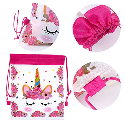 Comius Sharp 12 PCS Bolsas De Fiesta Reutilizables Bolsas De Cordón Favoritos Favores Candy Goodie Bolsos Niños Fiesta De Cumpleaños Suministros para Regalos para Niños para Niños