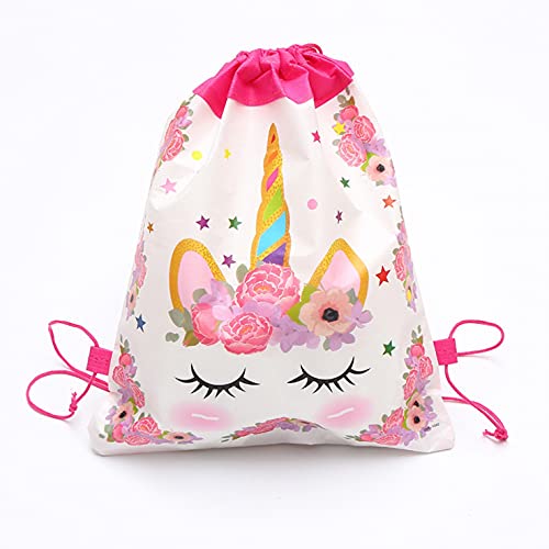 Comius Sharp 12 PCS Bolsas De Fiesta Reutilizables Bolsas De Cordón Favoritos Favores Candy Goodie Bolsos Niños Fiesta De Cumpleaños Suministros para Regalos para Niños para Niños