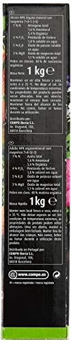 Compo Abono ecológico Natural con Guano para Todo Tipo de Plantas, 1 kg, 33 m, 22 X 14.2 X 4.7 Cm, 1240122011 + 750 g Abono para cítricos, Efecto de Larga duración de 4 semanas, Negro