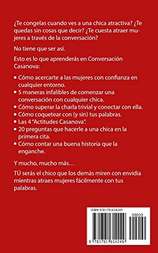 Conversación Casanova: Cómo iniciar conversaciones y coquetear como profesional