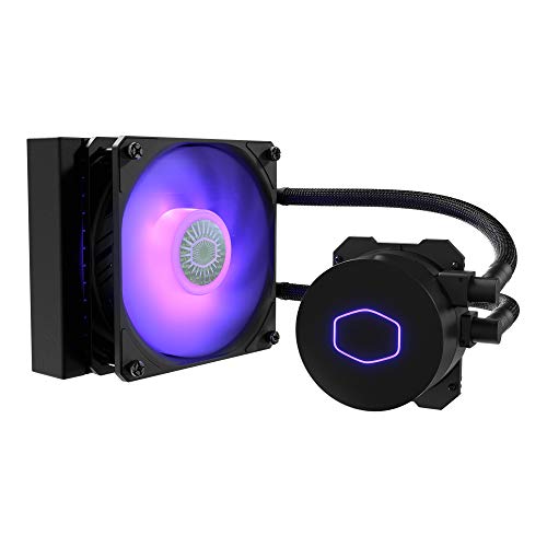 Cooler Master MasterLiquid ML120L V2 RGB Refrigeración a Liquido + ARCTIC MX-4 Compuesto térmico de alto rendimiento de micropartículas de carbono, pasta térmica para cualquier ventilador de CPU