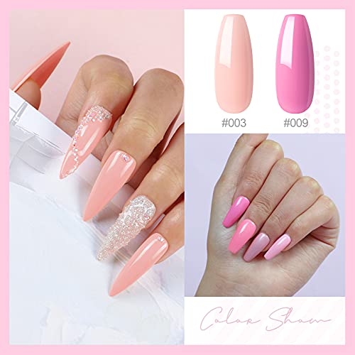 COSCELIA kit Uñas Semipermanentes de 20 Colores de 7ml, 36W LED/U-V Lampara Manicura Semipermanente Kit, Uñas de Gel Kit Complete Base Coat y Top Coat Accesorios para Manicura y Pedicura