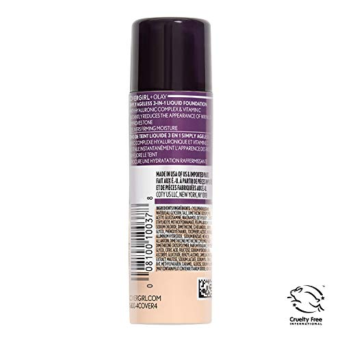 COVERGIRL Simply Ageless 3-in-1 Liquid Foundation - Creamy Natural 220