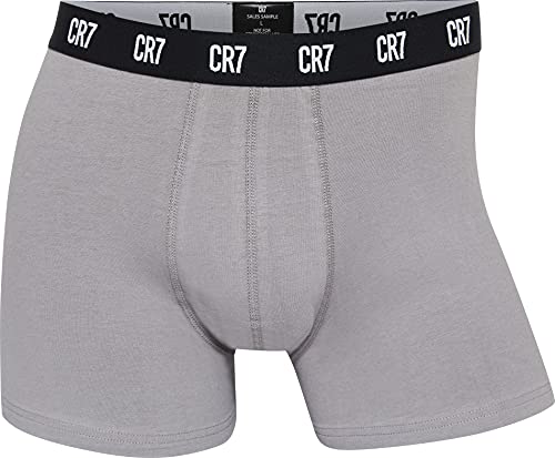 CR7 CRISTIANO RONALDO CR7 3-Pack Men's Cotton Fashion Trunk Baadores Ajustados para Hombre, Multicolor, M