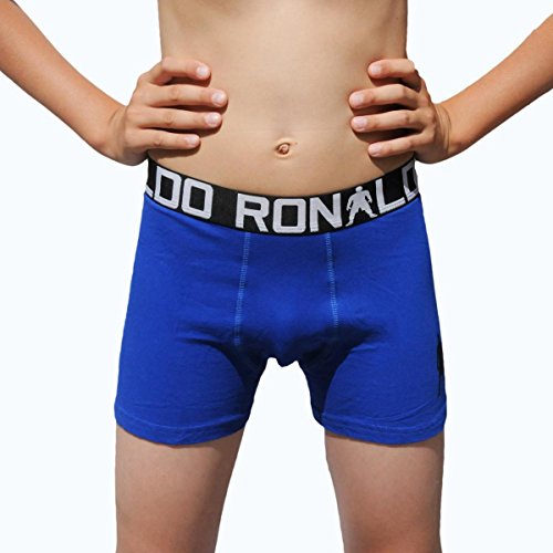 CR7 CRISTIANO RONALDO Unterhose Stretch Boxershorts - Pantalón Interior térmico para niño, Color Multicolor, Talla 128-140 cm