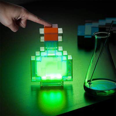 Creativa Noche Botella de la poción luz se Enciende y Cambia Entre 8 Colores Diferentes Shake Noche Control de la lámpara del Juguete de Cambio de Color de la Botella…