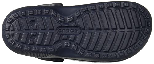 Crocs Classic Lined Clog, Zuecos Unisex Adulto, Navy/Charcoal, 42/43 EU