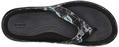 Crocs Swiftwater Wave Flip Flops | Sandals For Men, Chanclas Hombre, Negro, 41 EU