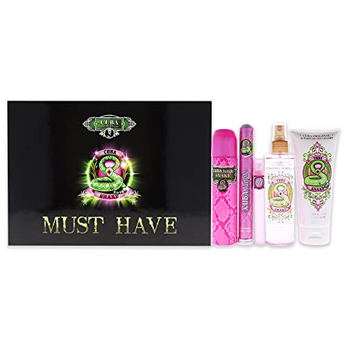 Cuba Must Have Snake Set de 3 Sprays + Desodorante + Loción Corporal - 550 ml