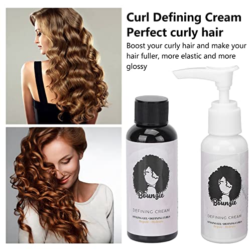 Curl Enhancer, crema acondicionadora para definición de rizos, nutritiva, hidratante, 2 uds, 50ml, profesional para peluquería para peluquero