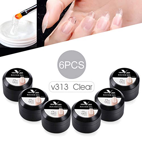 CWJCZY Nuevos productos Venta al por mayor Gel de uñas Gel de   extensión de uñas Gel de construcción gruesa Gel de camuflaje natural Gel ultravioleta 15 ml Manicura