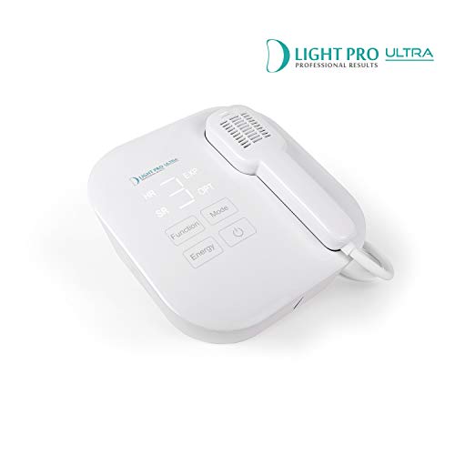 D Light Pro Ultra - Depiladora de luz pulsada semiprofesional con función fotorrejuvenecida. Manual italiano