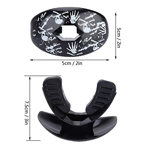 DAUERHAFT Boxing Mouthguard,Sports Mouth Guard,for Better Breathing and Easily Adjustable,Mouthguard Kickboxing,for Boxing, MMA, Rugby,Muay Thai, Hockey and Martial Arts.(Skeleton)