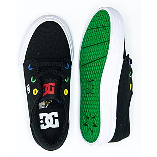 DC Shoes Trase para niños, Zapatillas, Negro, 35 EU