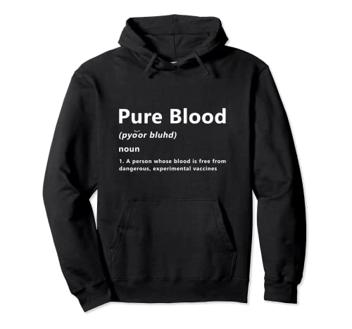 Definición de sangre pura Sudadera con Capucha