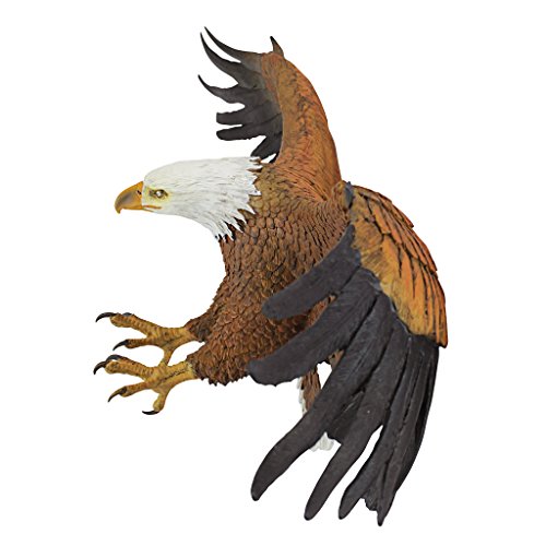 Design Toscano Freedom's Pride American Bald Eagle DB43006-Figurín para jardín, A Todo Color, Standard