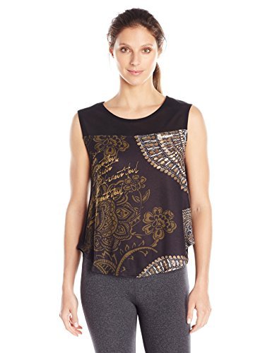 Desigual 71t2sc92000 T – Camiseta para Mujer, Primavera/Verano, Mujer, Color Negro, tamaño Extra-Small