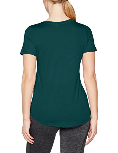 Desigual Mujer TS 4153 Knit Short Sleeve, Camiseta para Mujer, Verde, Small