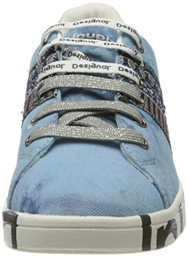 Desigual Shoes Cosmic Exotic, Zapatillas Mujer, Azul Denim Dark Blue 5008, 39 EU