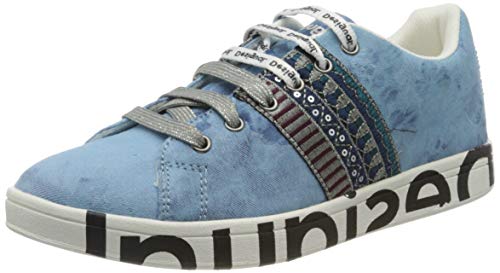 Desigual Shoes Cosmic Exotic, Zapatillas Mujer, Azul Denim Dark Blue 5008, 39 EU