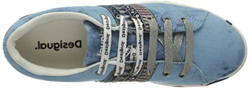 Desigual Shoes Cosmic Exotic, Zapatillas Mujer, Azul Denim Dark Blue 5008, 39 EU