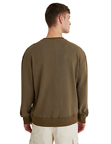 Desigual Sweat_jano Sudadera, Verde, L para Hombre