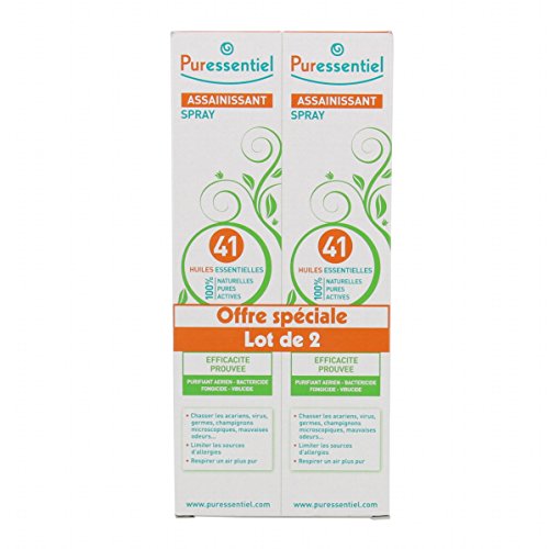Desinfectante Spray en 41 aceites esenciales 200ml Pack de 2 Puressentiel